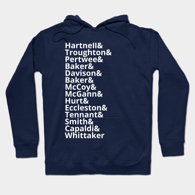 All the Doctors together Hoodie by kikarose